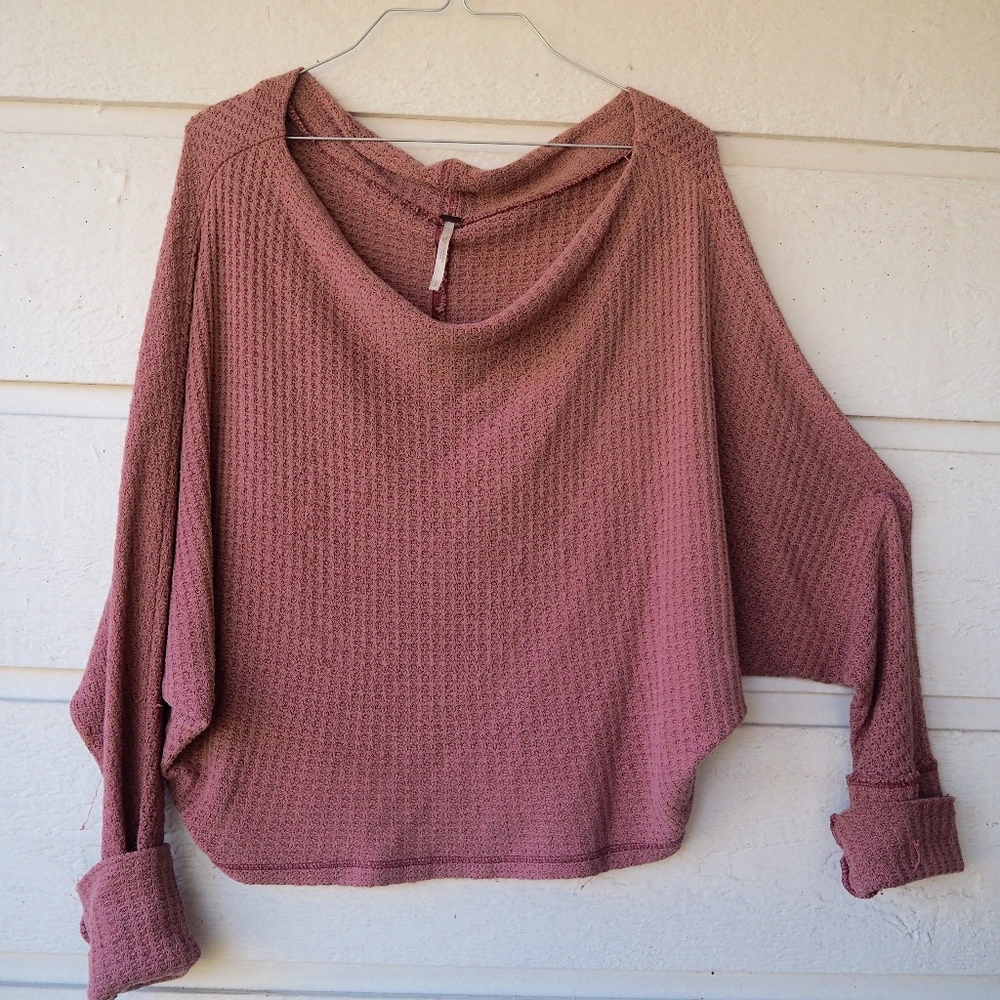 Free People Slouchy Cropped Sweater!